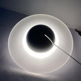 Modern Jupiter Ring LED Pendant Light Circular White Hanging Ceiling Lamp