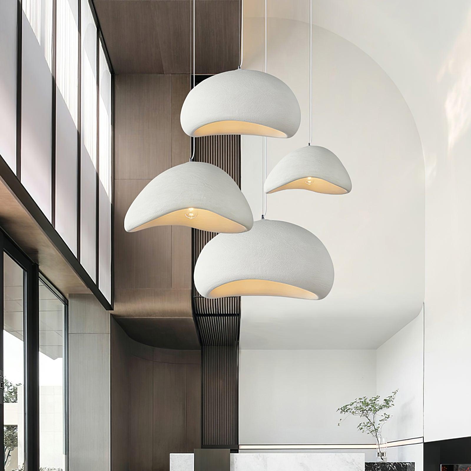 Modern Khmara Halia Cloud Pendant Light Japanese Moon Aesthetic Hanging Lamp for Kitchen Island