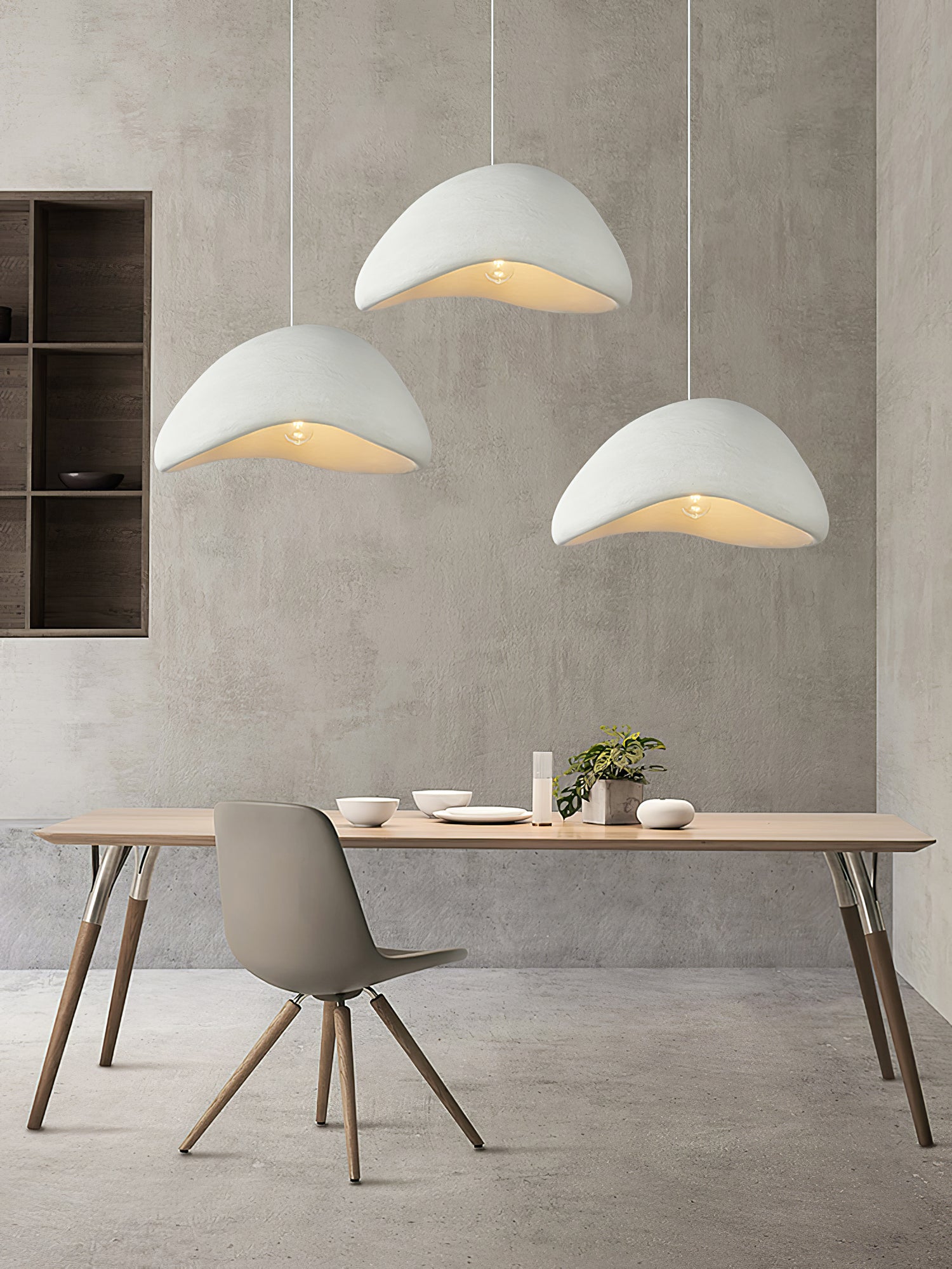 Modern Khmara Halia Cloud Pendant Light Japanese Moon Aesthetic Hanging Lamp for Kitchen Island