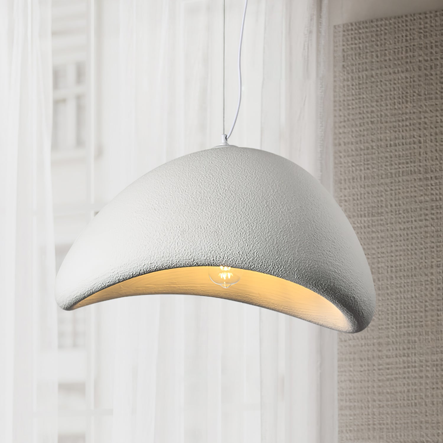 Modern Khmara Halia Cloud Pendant Light Japanese Moon Aesthetic Hanging Lamp for Kitchen Island