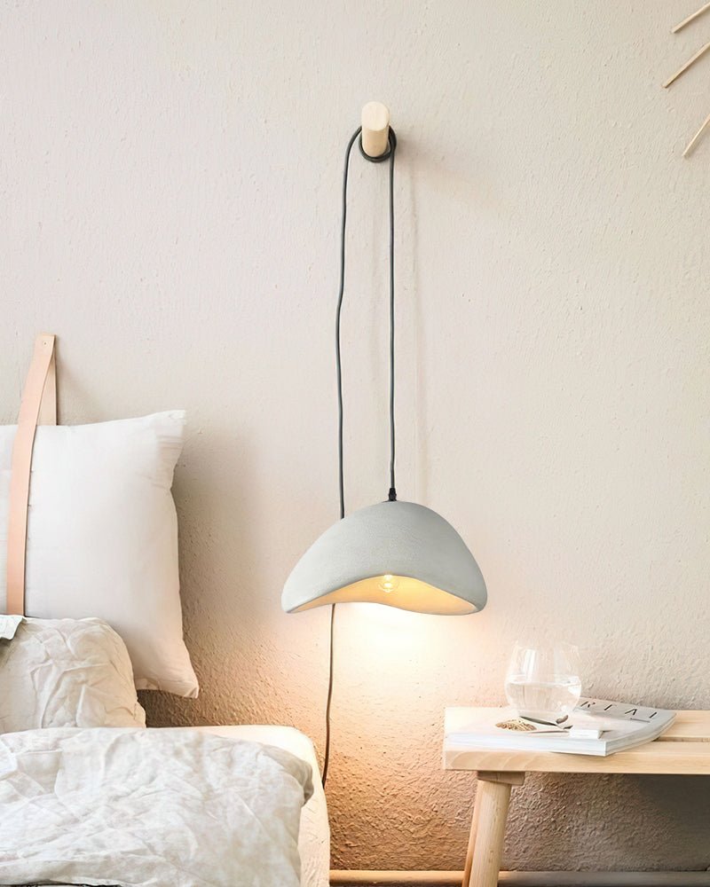 Modern Khmara Style Cloud Swag Pendant Light Artistic Moon Aesthetic Ceiling Lamp for Kitchen and Bedroom