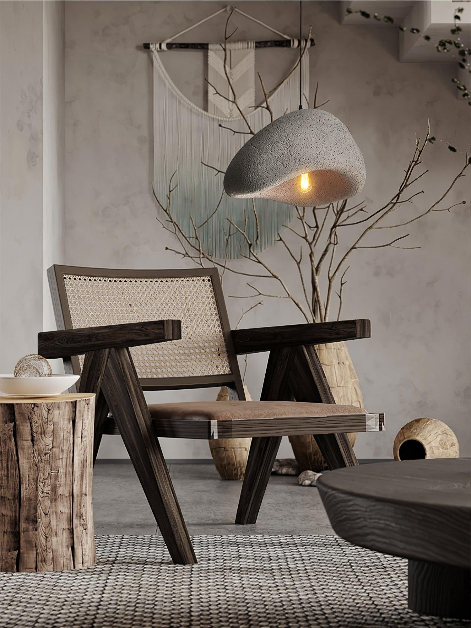 Modern Khmara Style Cloud Swag Pendant Light Artistic Moon Aesthetic Ceiling Lamp for Kitchen and Bedroom