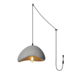 Modern Khmara Style Cloud Swag Pendant Light Artistic Moon Aesthetic Ceiling Lamp for Kitchen and Bedroom