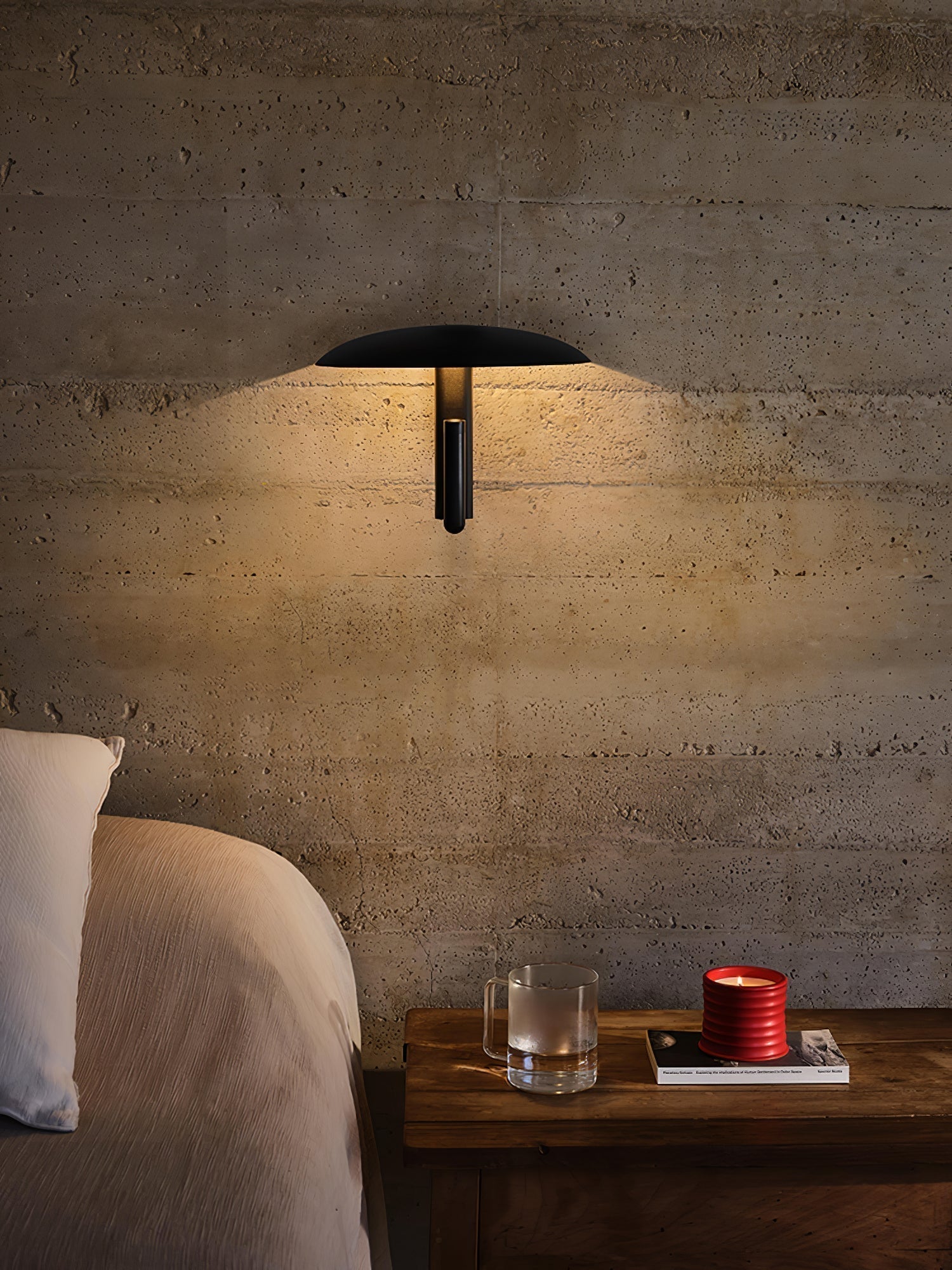 Modern Konoha Adjustable Spotlight Wall Sconce Set of 2 Minimalist Bedside Reading Lamp