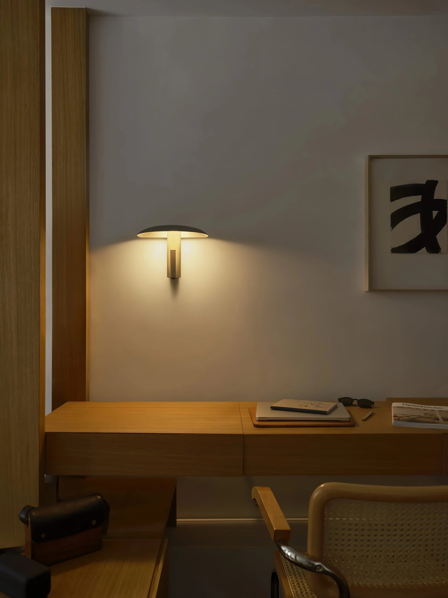 Modern Konoha Adjustable Spotlight Wall Sconce Set of 2 Minimalist Bedside Reading Lamp