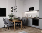 Modern KUU Rotating Circle LED Pendant Light Moon Inspired Adjustable Ring Hanging Lamp