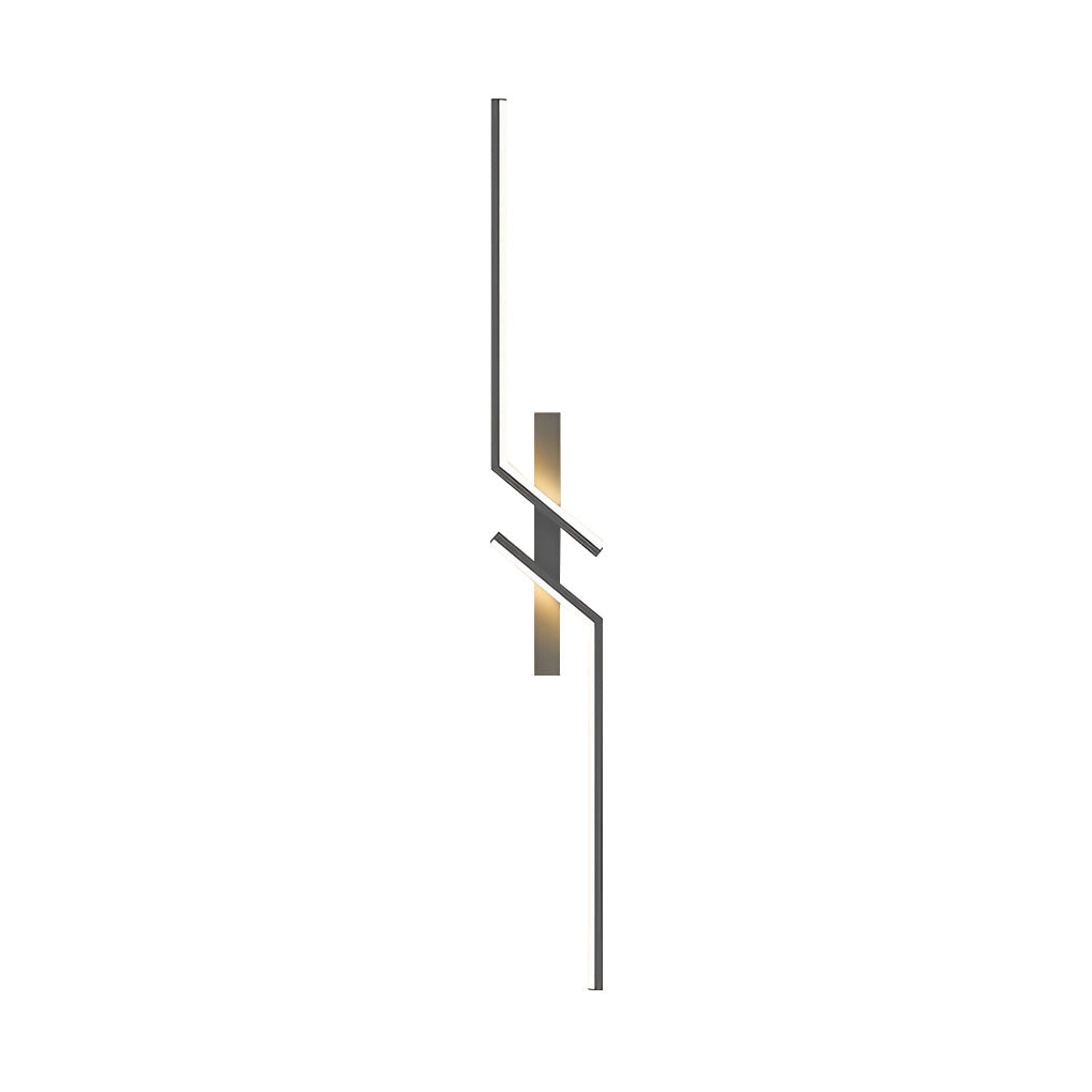 Modern L Shaped Geometric LED Wall Sconce Minimalist Indoor Lighting Fixture