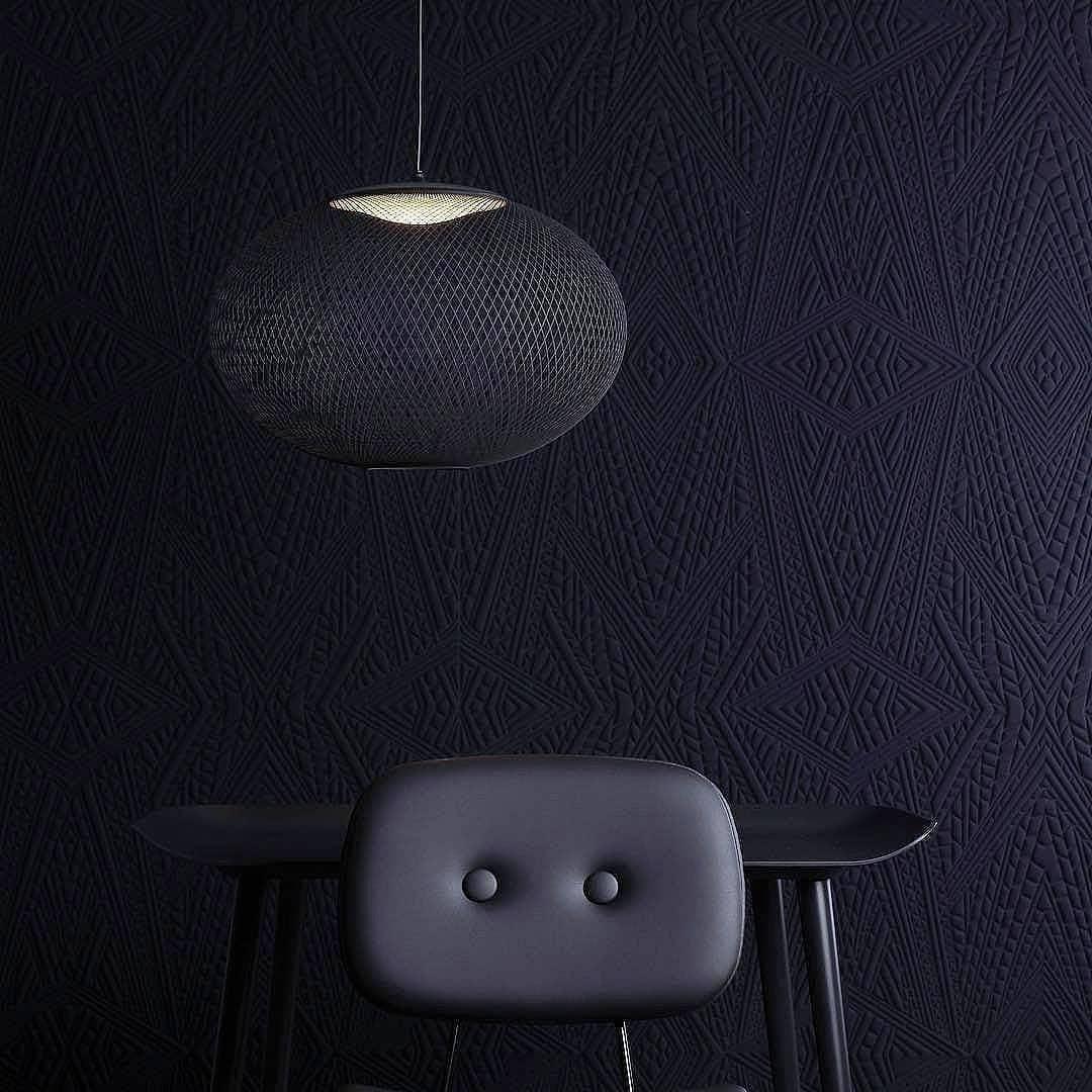 Modern Latticed Metal Mesh Pendant Light with Integrated LED for Living Room and Dining Areas