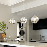 Modern Lava Acrylic Ball Pendant Light Luxury Artistic Chandelier for Dining Room and Bedroom