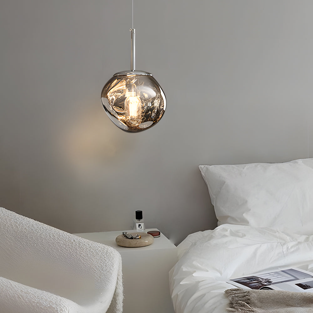 Modern Lava Acrylic Ball Pendant Light Luxury Artistic Chandelier for Dining Room and Bedroom
