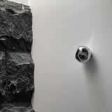 Modern Lava Melted Glass Wall Sconce Mirror Finish Indoor Accent Lighting