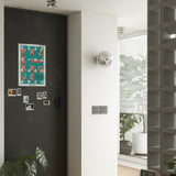 Modern Lava Melted Glass Wall Sconce Mirror Finish Indoor Accent Lighting
