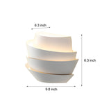 Modern Layered Half Cylinder White Iron Wall Sconce with Up and Down Lighting