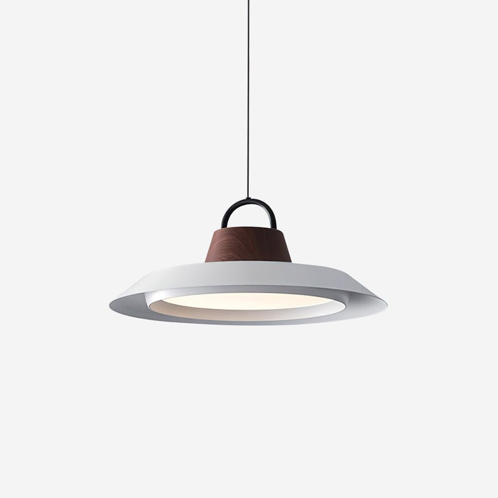 Modern Layered Metal LED Pendant Lamp with Tiered Shade for Kitchen and Dining Spaces