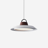Modern Layered Metal LED Pendant Lamp with Tiered Shade for Kitchen and Dining Spaces