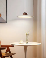 Modern Layered Metal LED Pendant Lamp with Tiered Shade for Kitchen and Dining Spaces