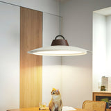 Modern Layered Metal LED Pendant Lamp with Tiered Shade for Kitchen and Dining Spaces