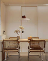 Modern Layered Metal LED Pendant Lamp with Tiered Shade for Kitchen and Dining Spaces