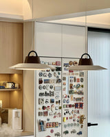 Modern Layered Metal LED Pendant Lamp with Tiered Shade for Kitchen and Dining Spaces