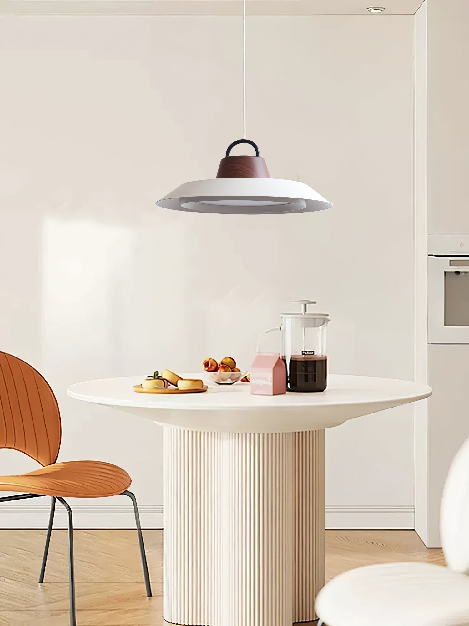 Modern Layered Metal LED Pendant Lamp with Tiered Shade for Kitchen and Dining Spaces