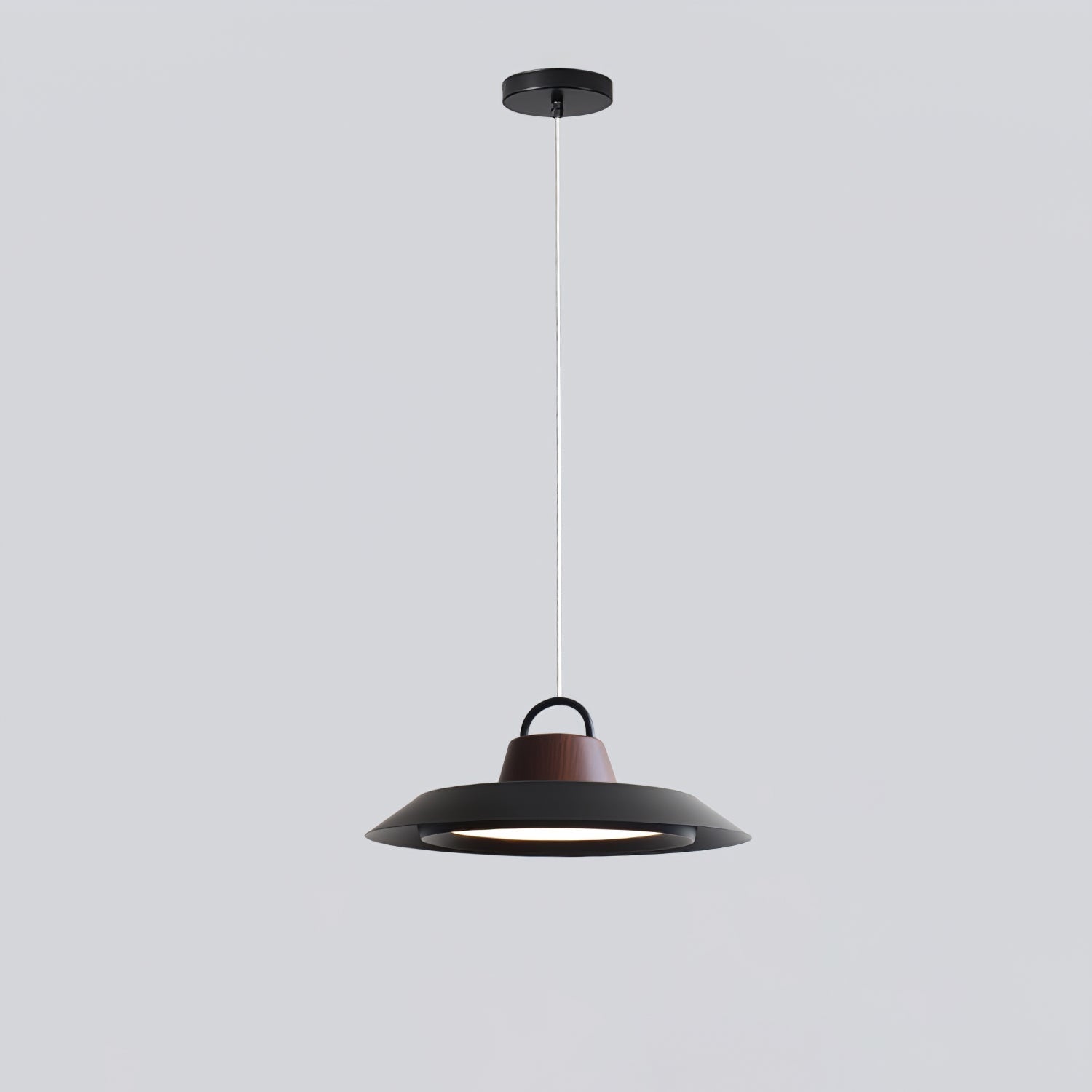 Modern Layered Metal LED Pendant Lamp with Tiered Shade for Kitchen and Dining Spaces