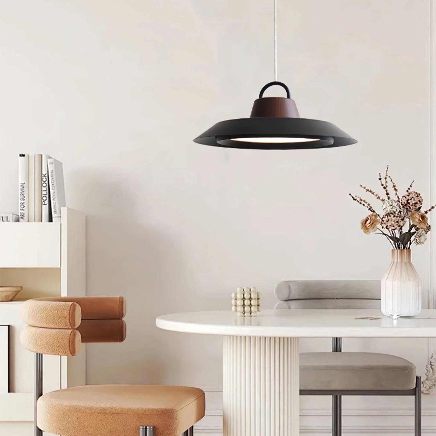 Modern Layered Metal LED Pendant Lamp with Tiered Shade for Kitchen and Dining Spaces