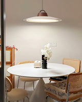 Modern Layered Metal LED Pendant Lamp with Tiered Shade for Kitchen and Dining Spaces