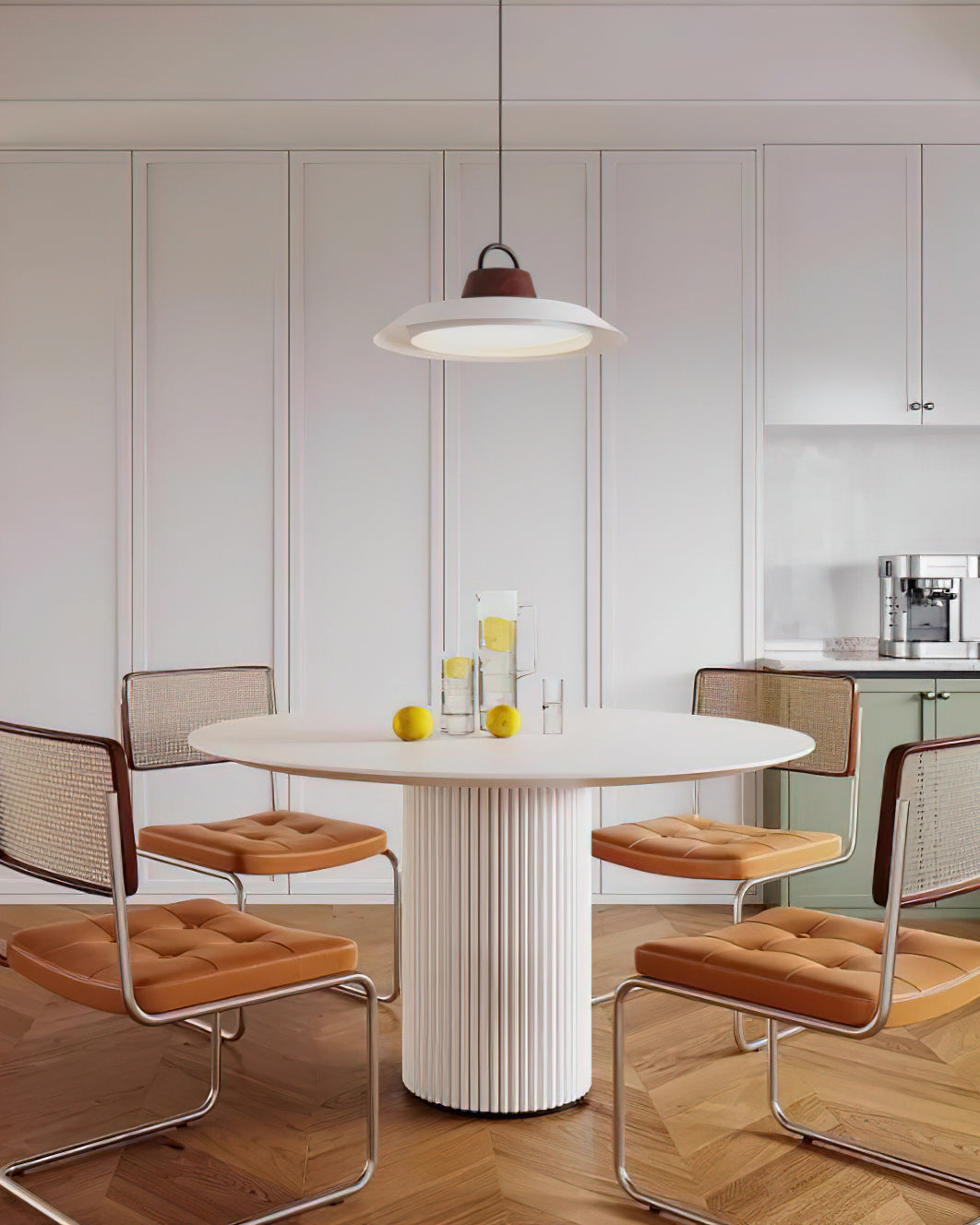 Modern Layered Metal LED Pendant Lamp with Tiered Shade for Kitchen and Dining Spaces