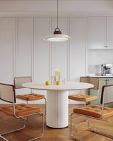Modern Layered Metal LED Pendant Lamp with Tiered Shade for Kitchen and Dining Spaces