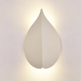 Modern Leaf Shaped LED Wall Sconce Minimalist Acrylic Iron Light for Living Room Bedroom