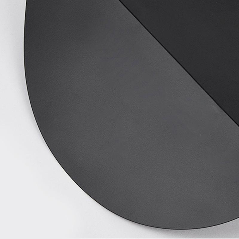Modern Leaf Shaped LED Wall Sconce Minimalist Acrylic Iron Light for Living Room Bedroom
