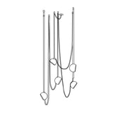 Modern Leather Strap LED Combination Pendant Light Adjustable Multi Head Hanging Fixture