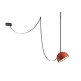 Modern Leather Strap LED Combination Pendant Light Adjustable Multi Head Hanging Fixture