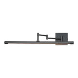 Modern LED 40 Inch Bathroom Vanity Light Bar with Adjustable Swing Arm and Matte Finish