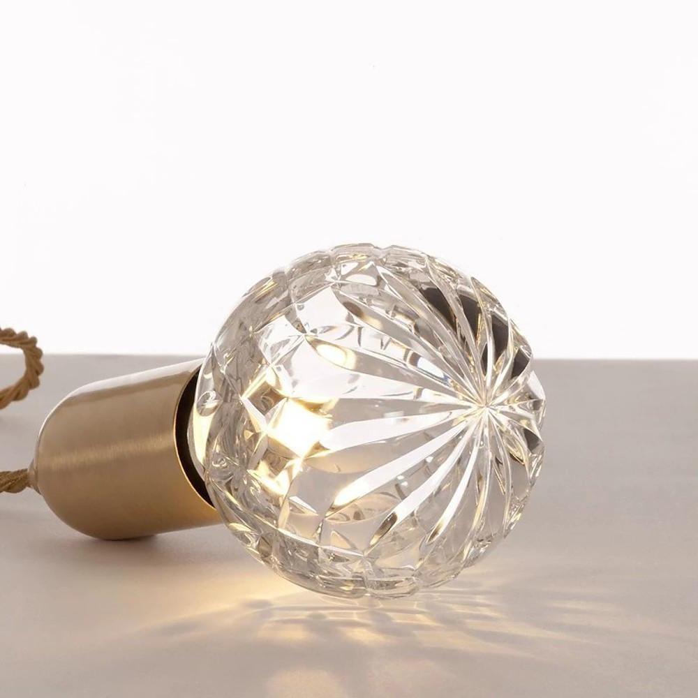Modern LED Acrylic Bubble Globe Pendant Light Gold Hanging Island Lamp Fixture