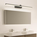 Modern LED Bathroom Vanity Light Linear Minimalist Wall Fixture in Aluminum for Mirrors and Cabinets