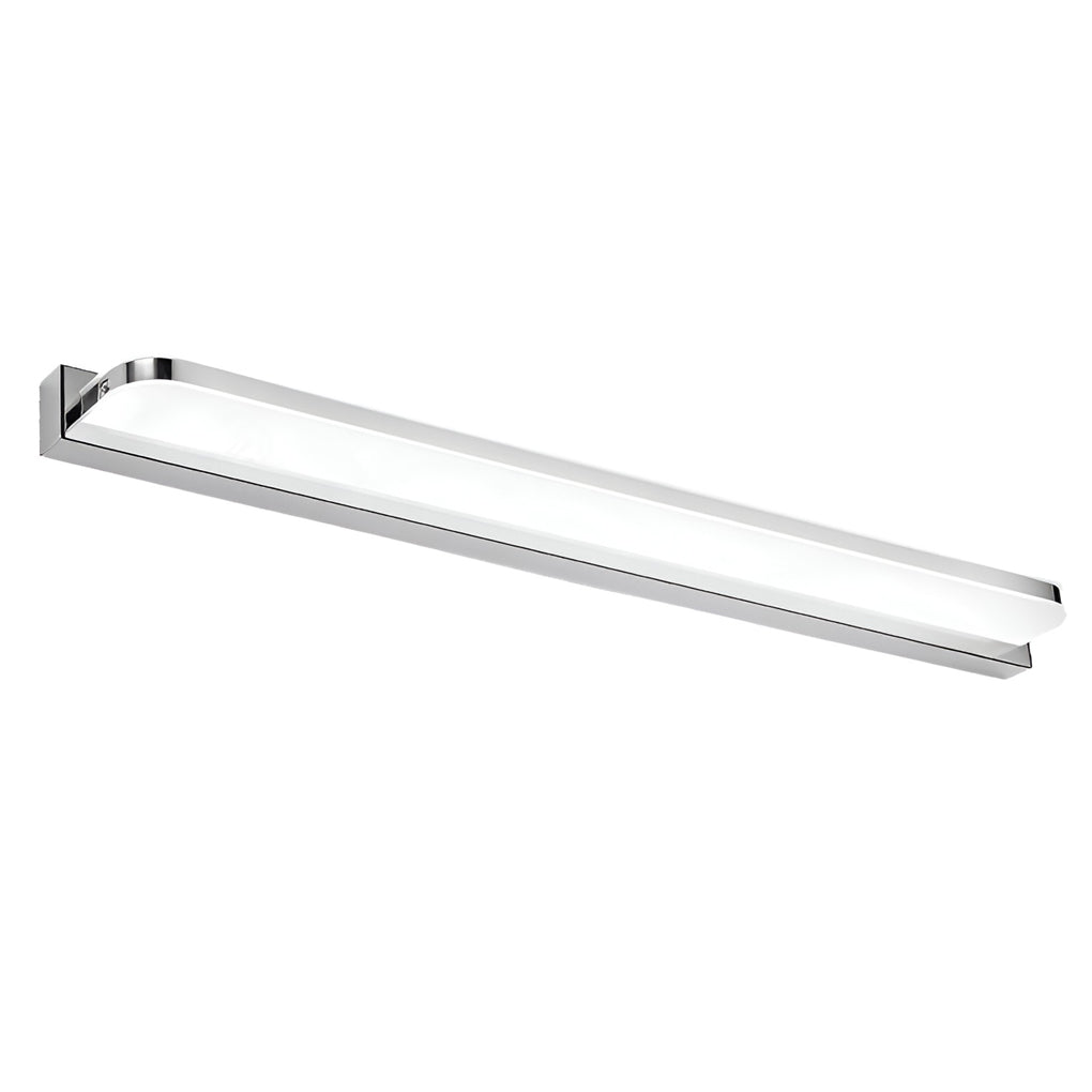 Modern LED Bathroom Vanity Light with Dual Directional Wall Mounted Iron Panel and Acrylic Shade