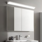 Modern LED Bathroom Vanity Light with Dual Directional Wall Mounted Iron Panel and Acrylic Shade