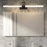 Modern LED Bathroom Vanity Light with Foldable Dual Adjustable Swing Arms and 360 Degree Illumination