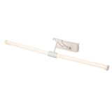 Modern LED Bathroom Vanity Light with Foldable Dual Adjustable Swing Arms and 360 Degree Illumination