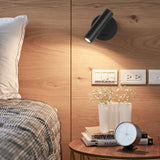 Modern LED Bedside Reading Lamp Wall Mounted Sconce for Bedroom and Living Room