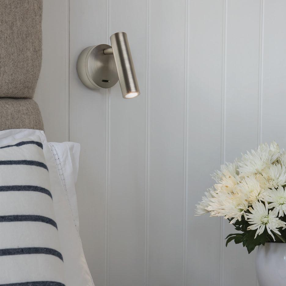 Modern LED Bedside Reading Lamp Wall Mounted Sconce for Bedroom and Living Room