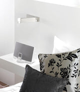 Modern LED Bedside Reading Wall Light with Pull Out Switch and Adjustable Sconce