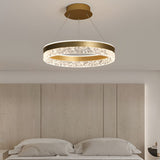 Modern LED Circular Ring Chandelier Three Step Dimming Pendant Light for Kitchen Island