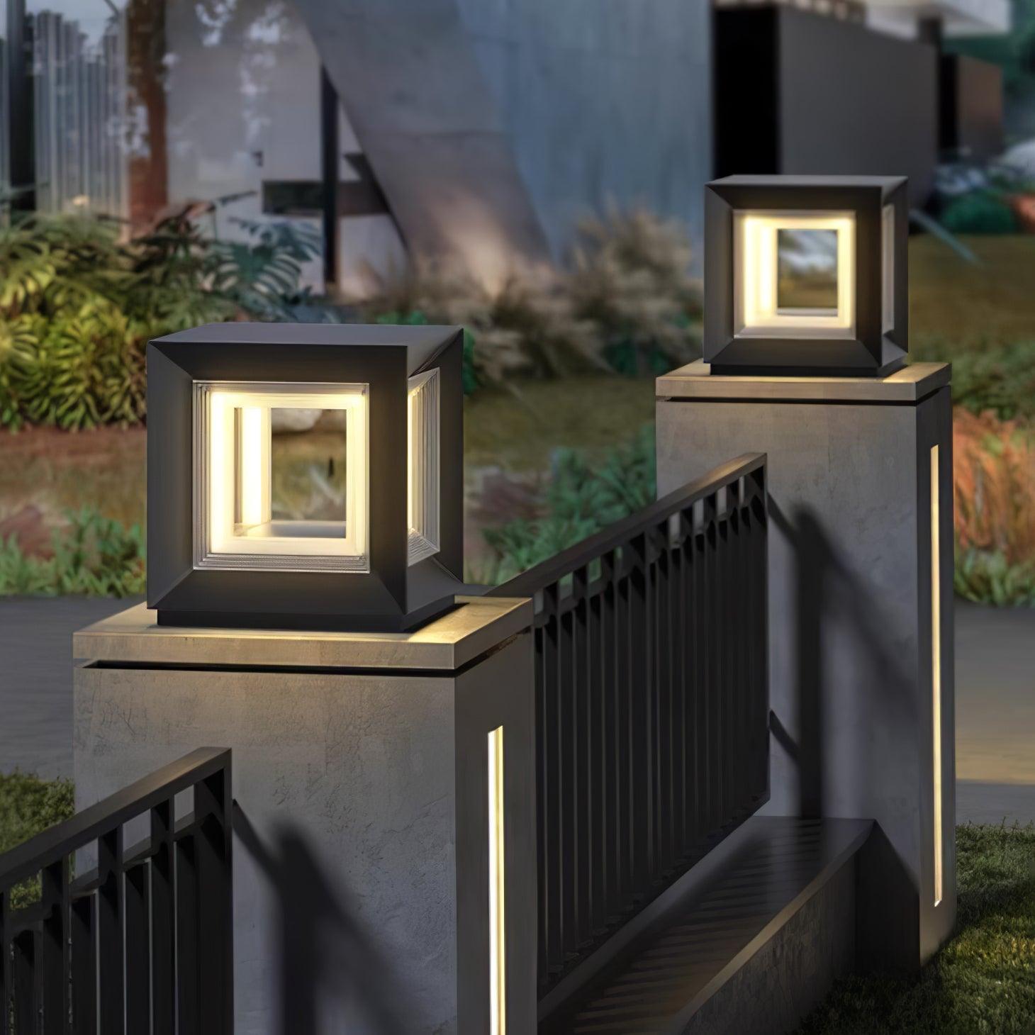 modern-led-cube-outdoor-post-light-waterproof-ip65-garden-pillar-column-lamp