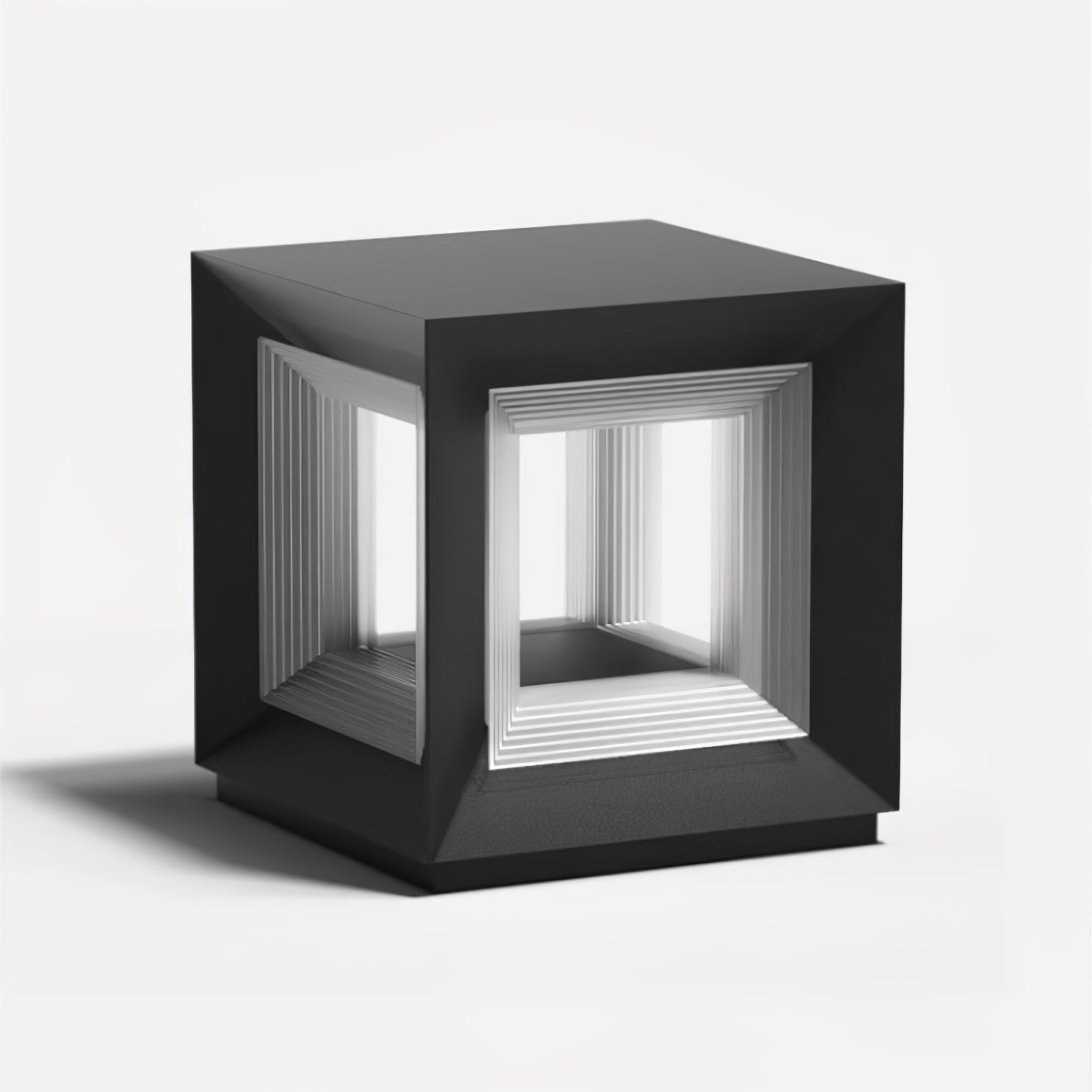 modern-led-cube-outdoor-post-light-waterproof-ip65-garden-pillar-column-lamp