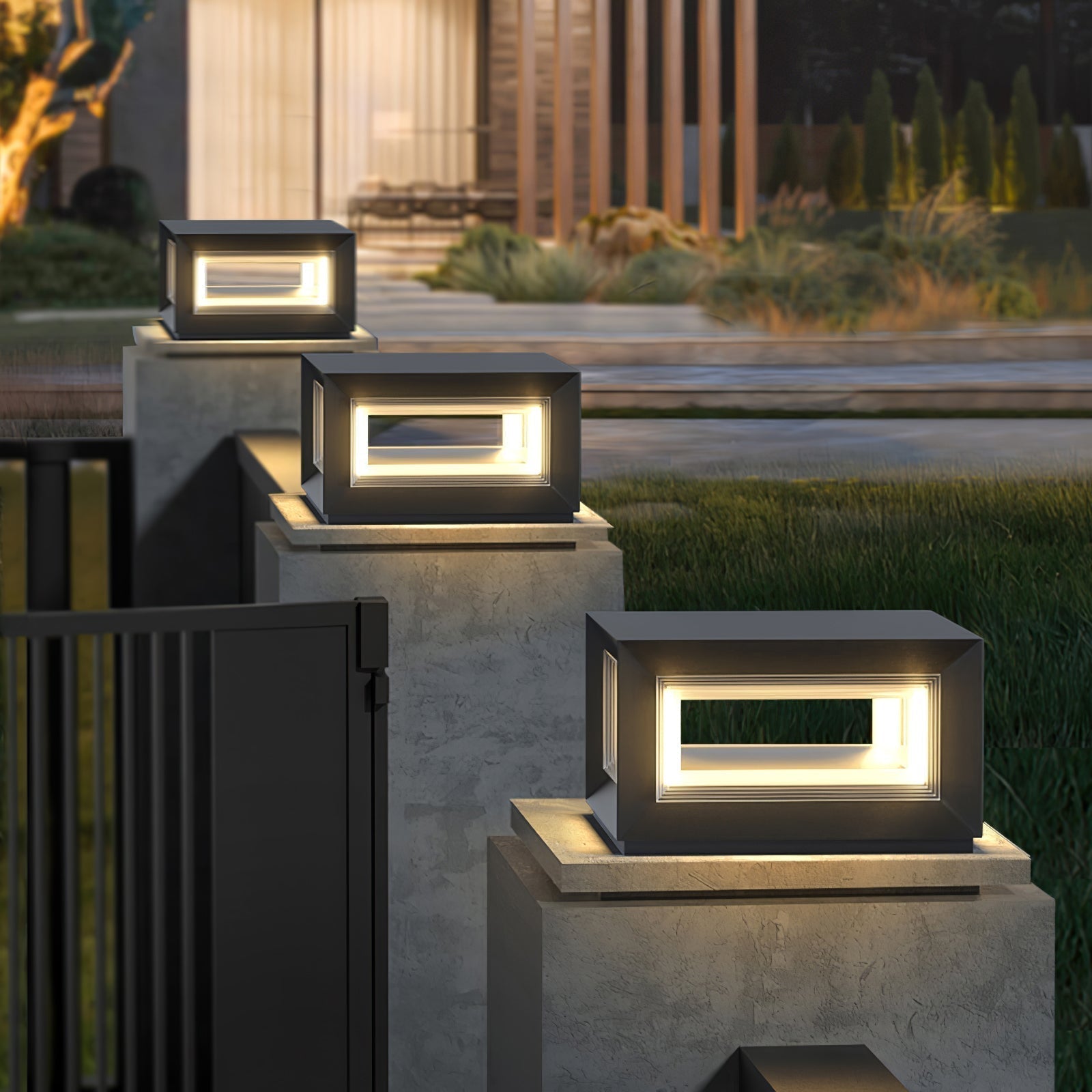 modern-led-cube-outdoor-post-light-waterproof-ip65-garden-pillar-column-lamp