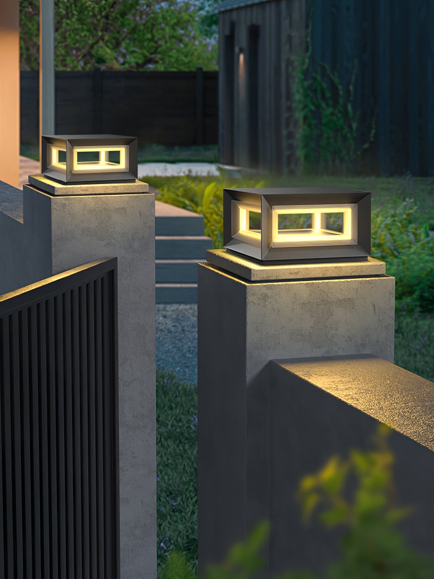 modern-led-cube-outdoor-post-light-waterproof-ip65-garden-pillar-column-lamp