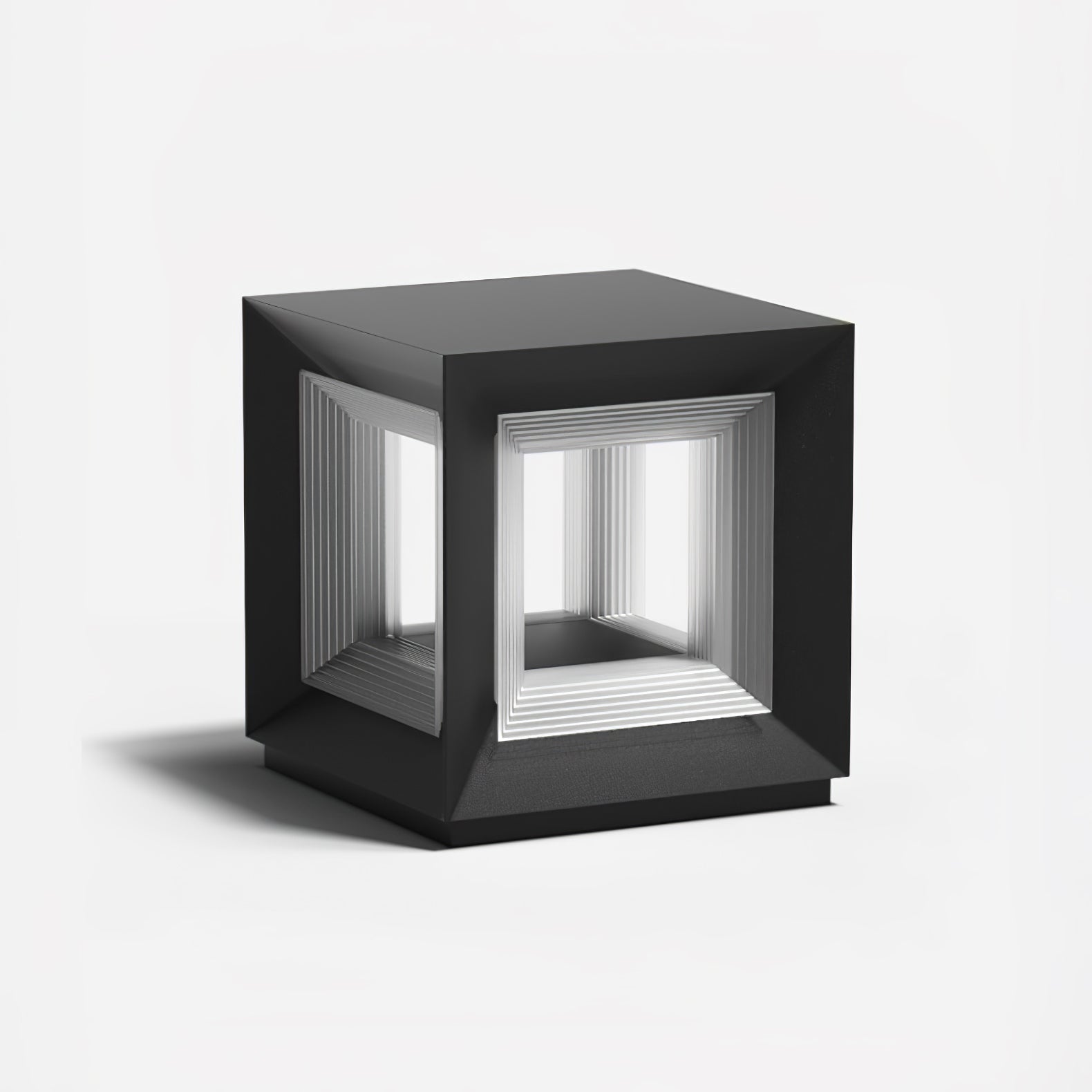 modern-led-cube-outdoor-post-light-waterproof-ip65-garden-pillar-column-lamp