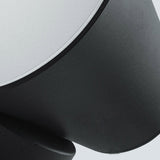 Modern LED Exterior Wall Sconce Black Cone Shape Outdoor Light Fixture for Entrances and Gardens
